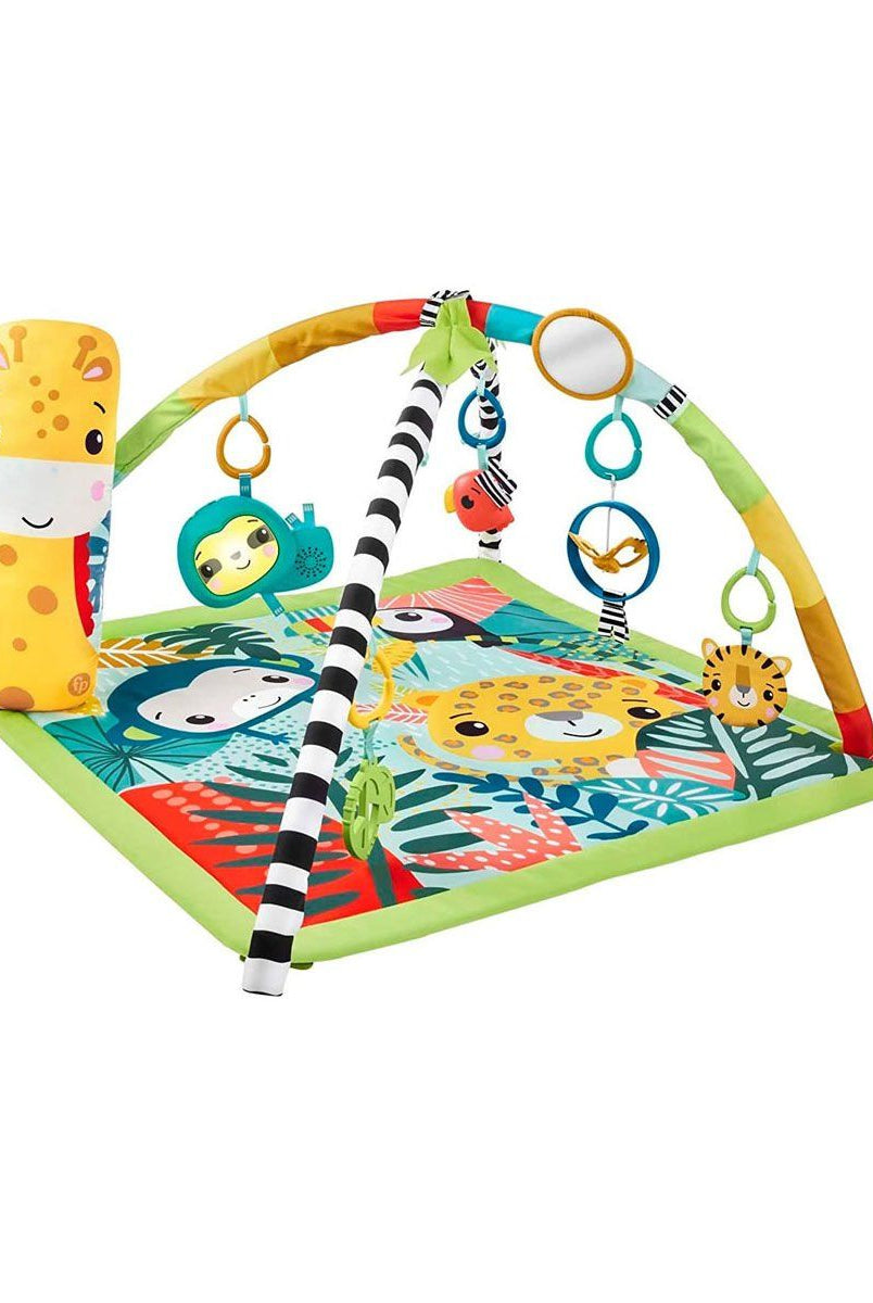 Fisher-Price 3Ü1 Arada Yağmur Ormanı Jimnastik Merkezi Bebek Oyuncakları | Milagron 
