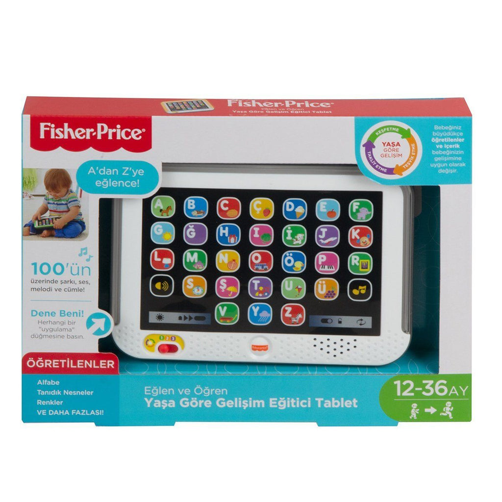Fisher-Price Yaşa Göre Gelişim Eğitici Tablet /Türkçe /Eğlen Ve Öğren Bebek Oyuncakları | Milagron 