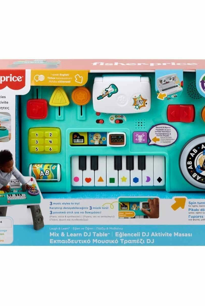 Fisher-Price Eğlenceli Dj Aktivite Masası Bebek Oyuncakları | Milagron 