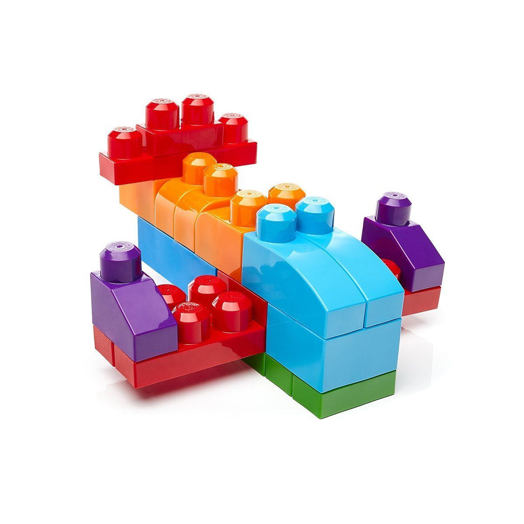Mega Blocks Bloks 60 Parçalı Blok Torbaları 2 Asorti Mavi Pembe +1 Yaş Yapı Oyuncakları | Milagron 