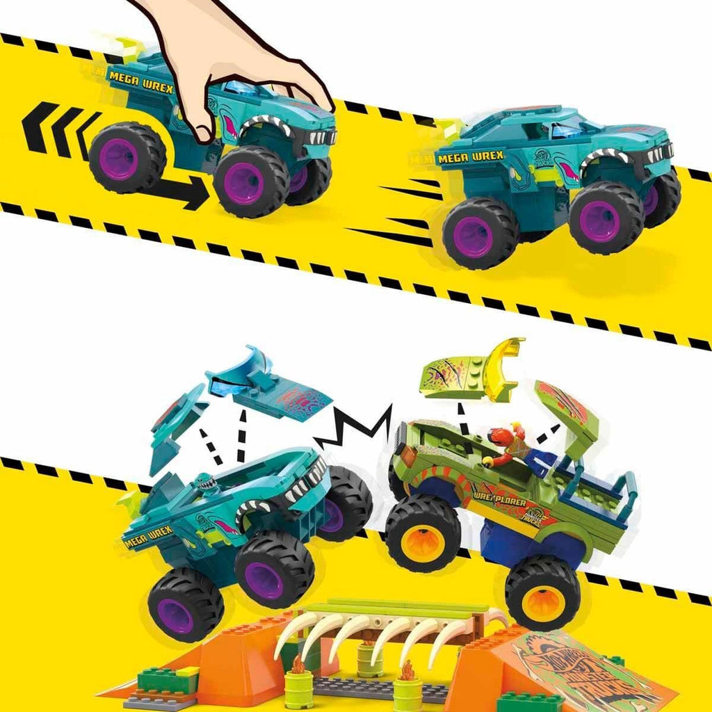 Hot Wheels Wrex Dinozor Kemikli Aksiyon Sahası Oyuncak Arabalar ve Setleri | Milagron 