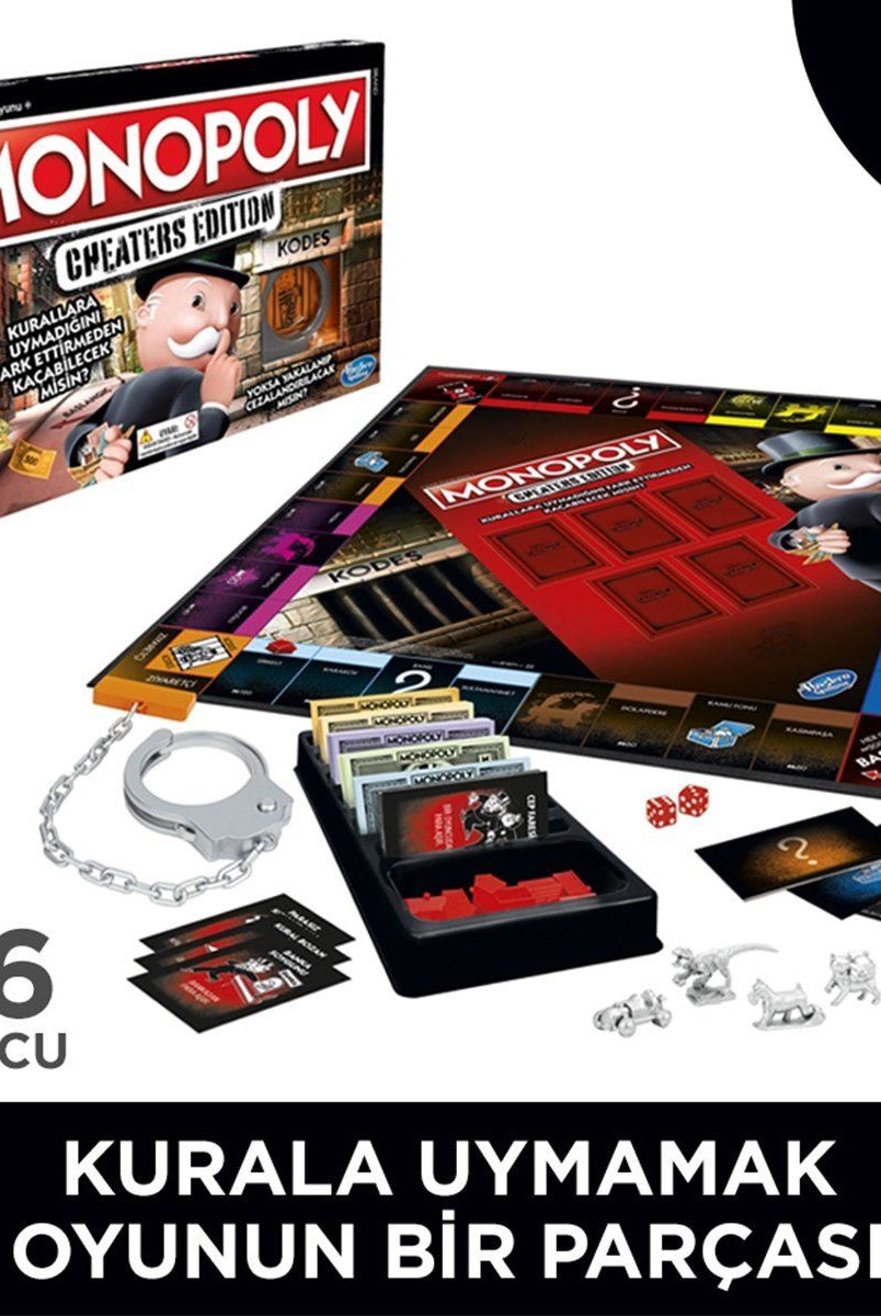 Monopoly Monopoly Cheaters Edition / +8 Yaş Kutu Oyunları | Milagron 