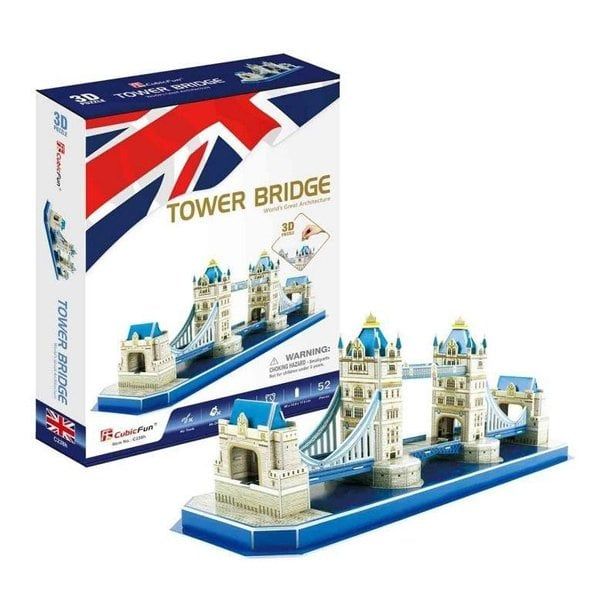 Cubic Fun H Cubic Fun Tower Bridge İngiltere 3 Boyutlu Puzzle 3D Puzzle | Milagron 