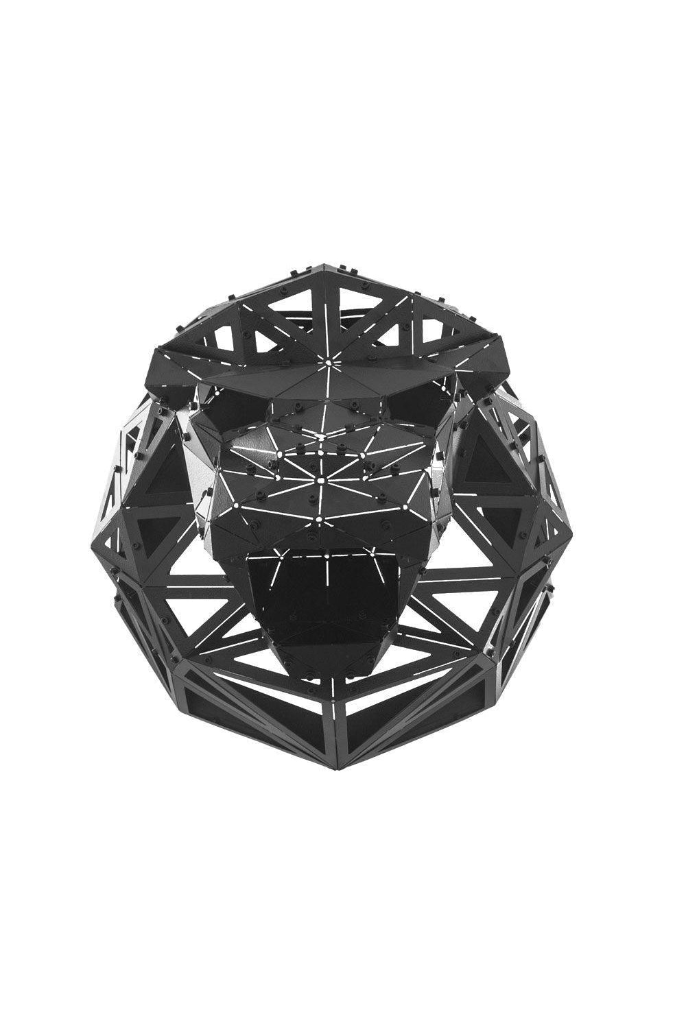 OTTOCKRAFT | Dekoratif Objeler | OTTOCKRAFT™ | LEON V2 - 3D Geometrik Metal Aslan Figürü | Milagron 