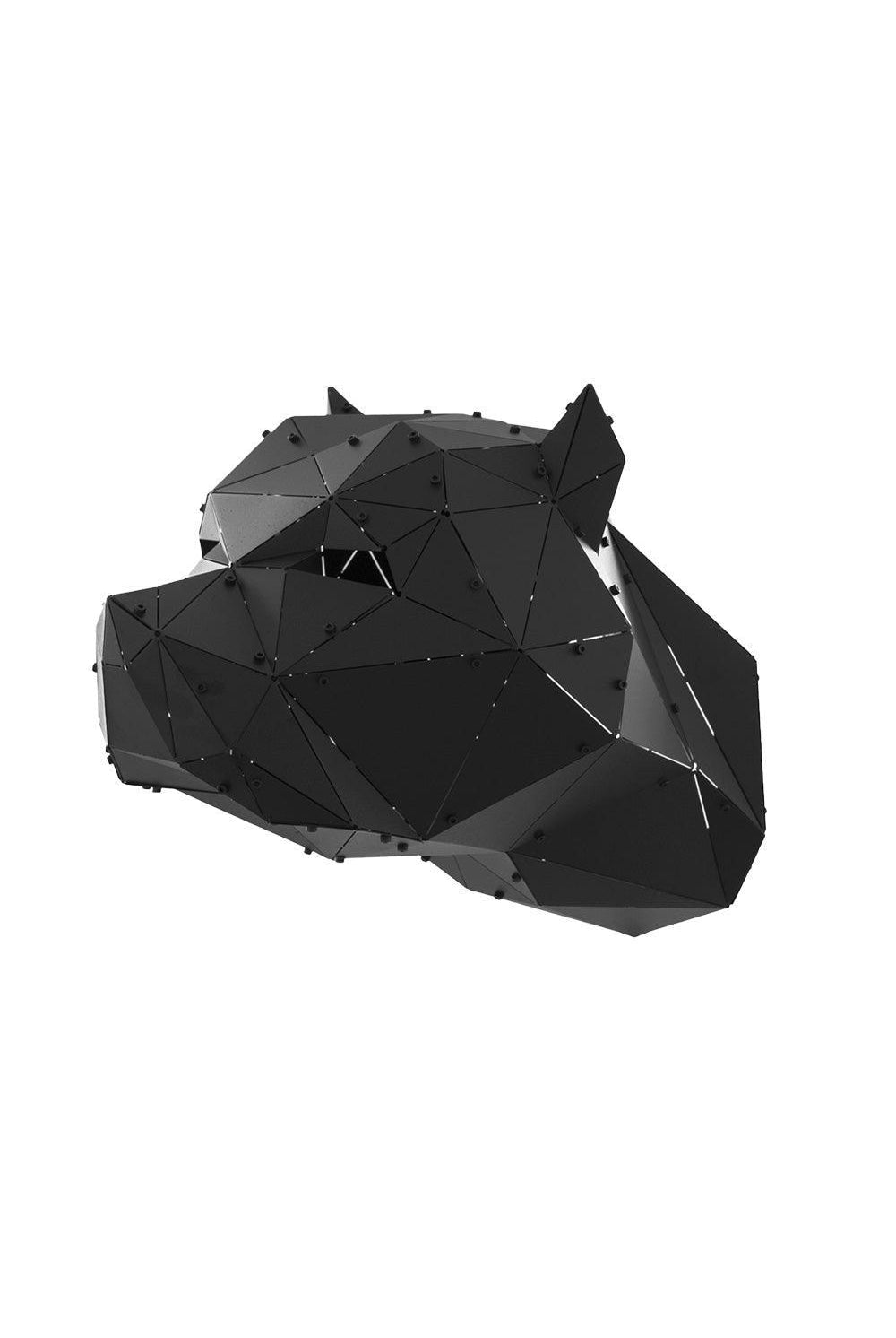 OTTOCKRAFT | Dekoratif Objeler | OTTOCKRAFT™ | PITBULL - 3D Geometrik Metal Köpek Figürü | Milagron 