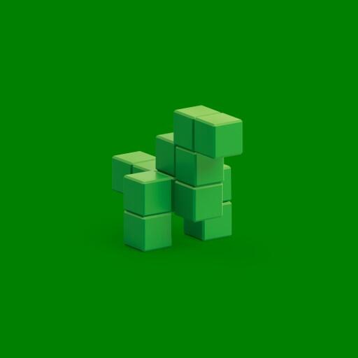 Pixio Pixio Green Dinosaur İnteraktif Mıknatıslı Manyetik Blok Oyuncak İnteraktif Oyuncak | Milagron 