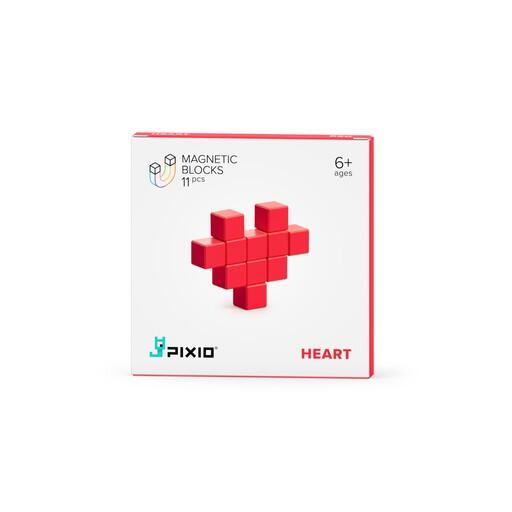 Pixio Pixio Red Heart İnteraktif Mıknatıslı Manyetik Blok Oyuncak İnteraktif Oyuncak | Milagron 