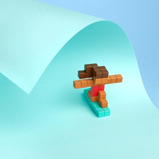 Pixio Pixio Surprise Mini Figures İnteraktif Mıknatıslı Manyetik Blok Oyuncak İnteraktif Oyuncak | Milagron 