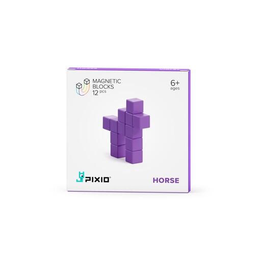 Pixio Pixio Violet Horse İnteraktif Mıknatıslı Manyetik Blok Oyuncak İnteraktif Oyuncak | Milagron 