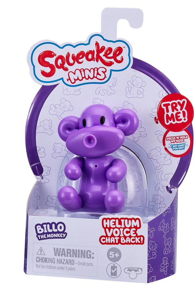 Moose Toys Squeakee Minis İnteraktif Balon Oyuncak Billo The Monkey İnteraktif Oyuncak | Milagron 
