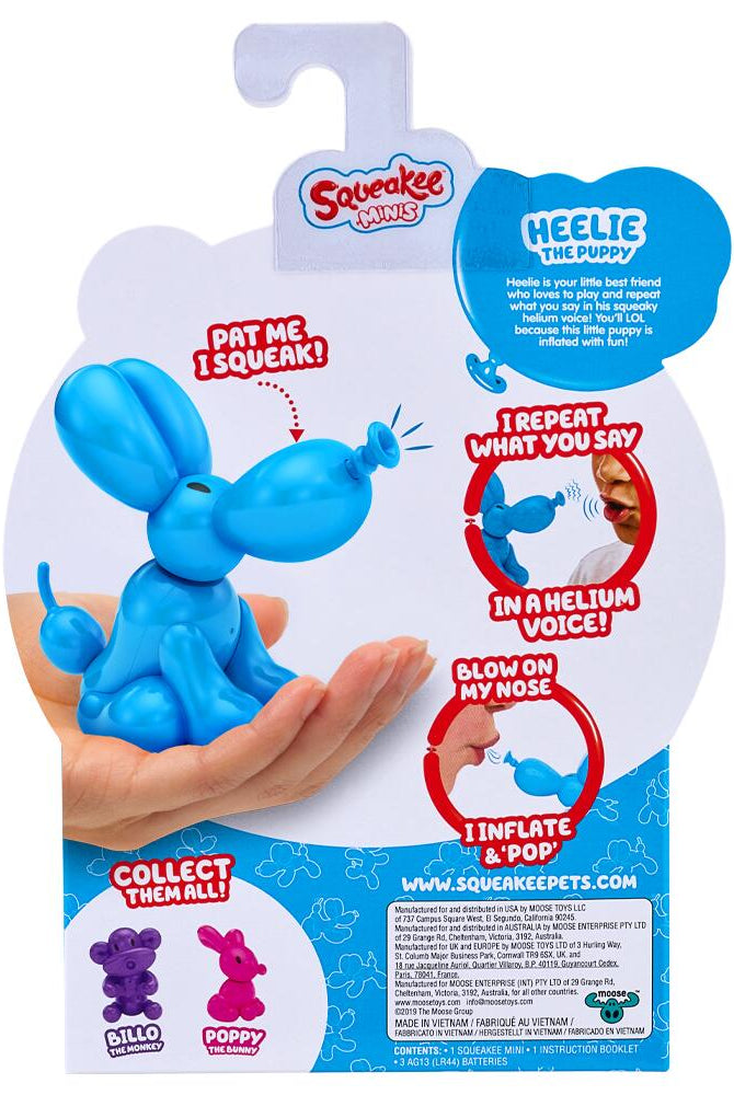 Moose Toys Squeakee Minis İnteraktif Balon Oyuncak Heelie The Puppy İnteraktif Oyuncak | Milagron 